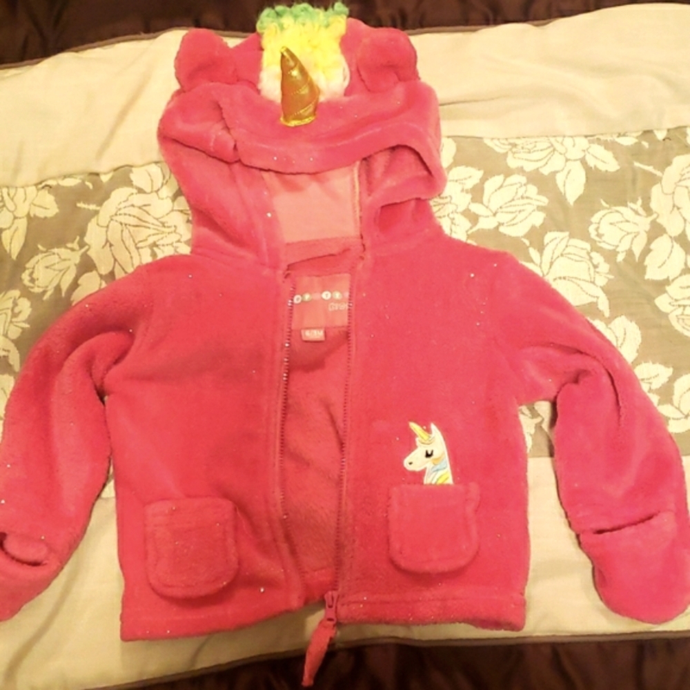 Baby Girl's Unicorn 🦄 Hooded Jacket